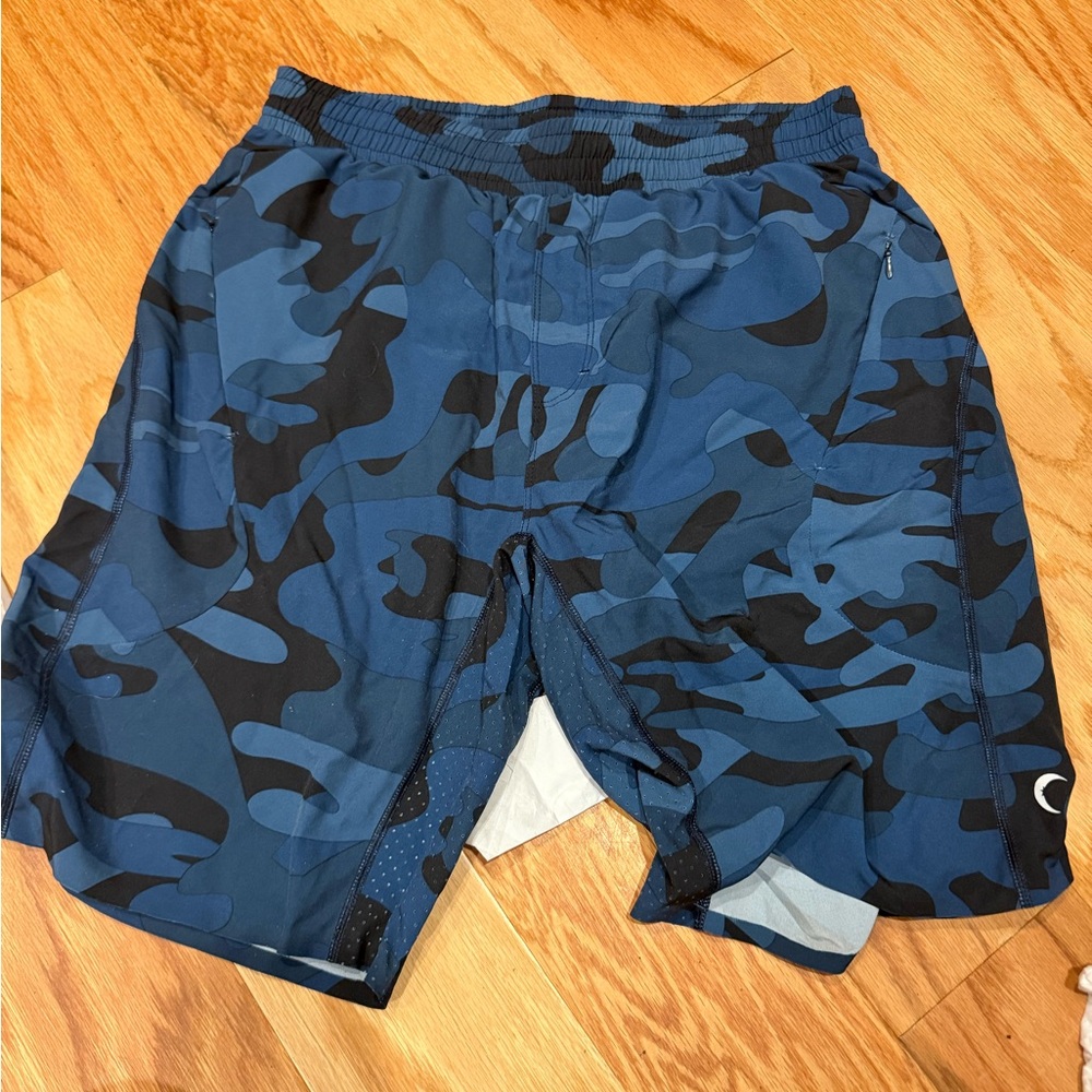 Camo Blue Men's Shorts